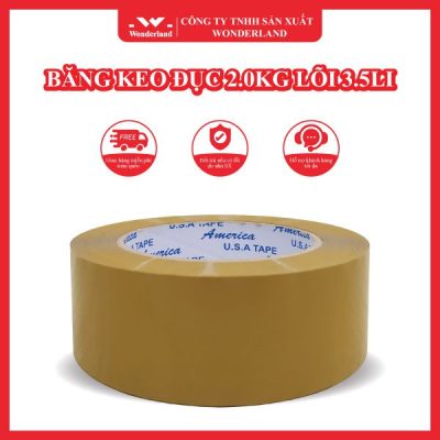 BĂNG KEO ĐỤC 2KG LÕI 3.5LI WONDERLAND