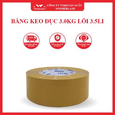BĂNG KEO ĐỤC 3KG LÕI 3.5LI WONDERLAND
