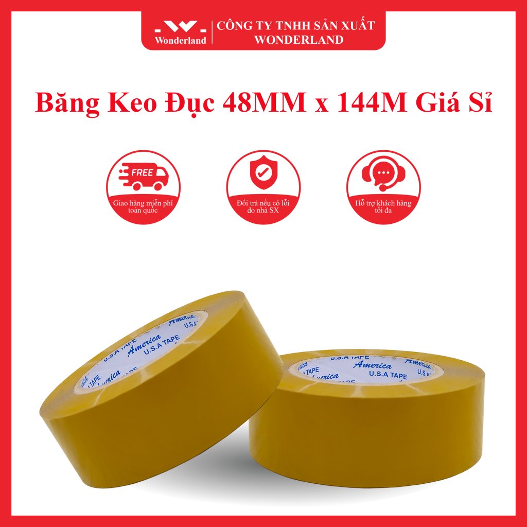 BĂNG KEO ĐỤC 48MM x 144M