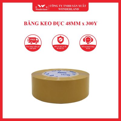 BĂNG KEO ĐỤC 48MM x 300Y WONDERLAND