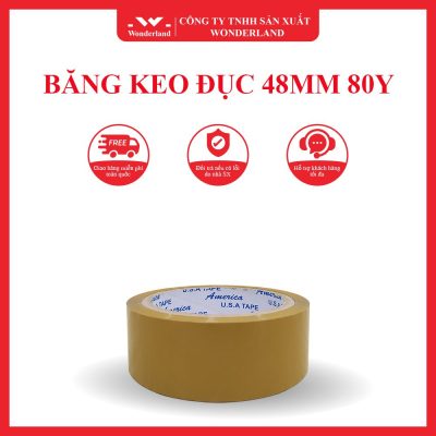BĂNG KEO ĐỤC 48MM 80Y WONDERLAND