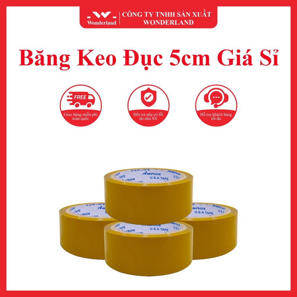 Băng Keo Đục 5CM Giá Sỉ Tốt Nhất tại Wonderland