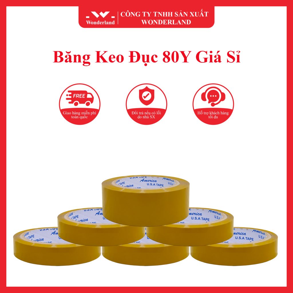 BĂNG KEO ĐỤC 80Y GIÁ SỈ TỐT NHẤT TẠI WONDERLAND
