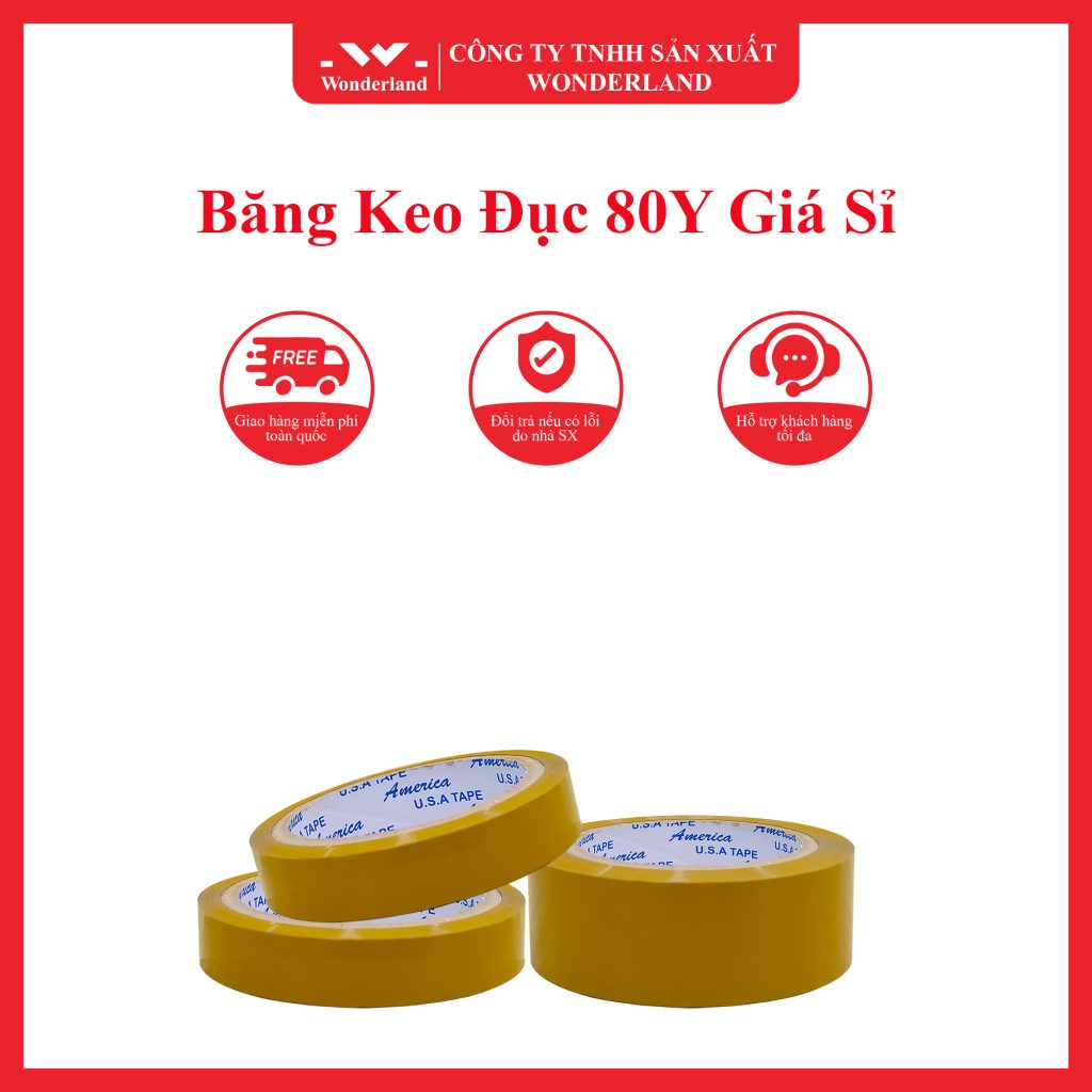 BĂNG KEO ĐỤC 80Y WONDERLAND