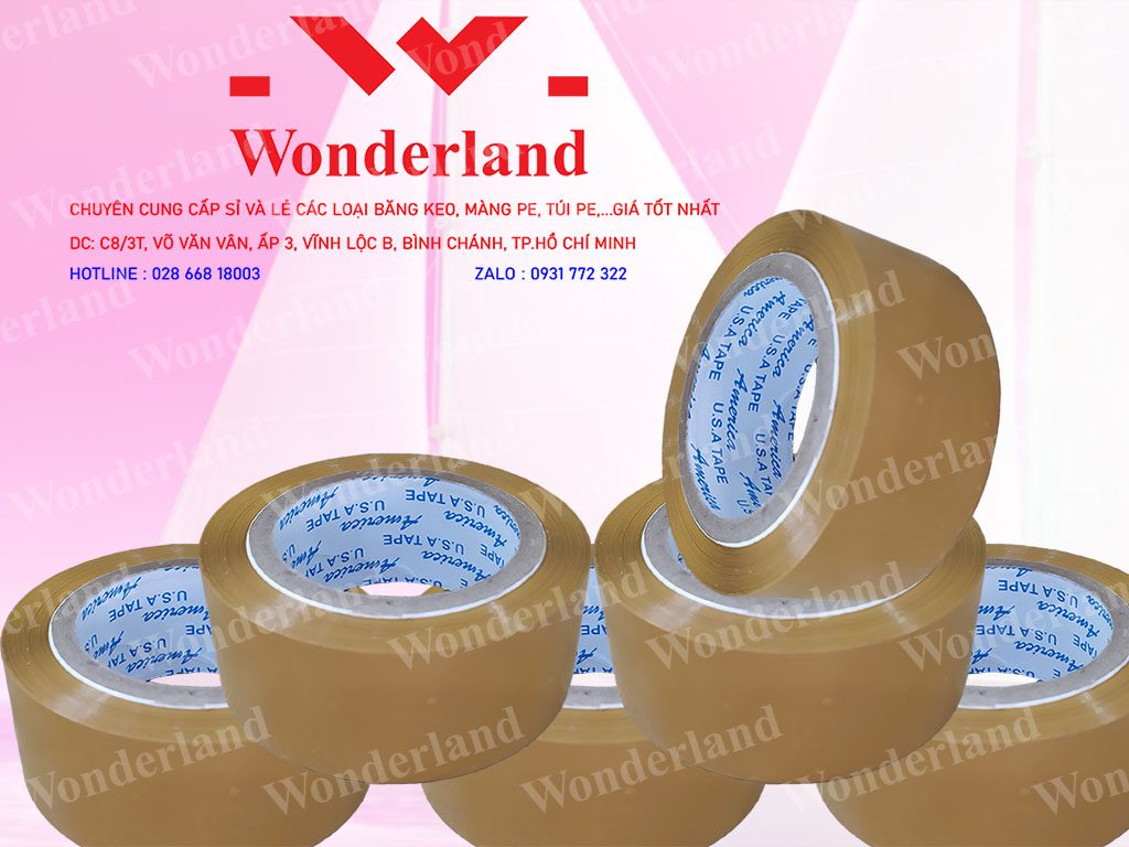 BĂNG KEO ĐỤC WONDERLAND CHẤT LƯỢNG CAO GIÁ SỈ TỐT NHẤT