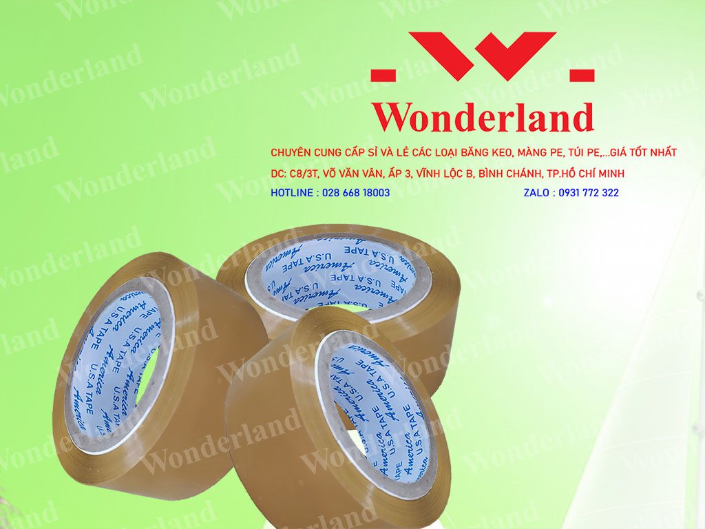 BĂNG KEO ĐỤC WONDERLAND CHẤT LƯỢNG CAO