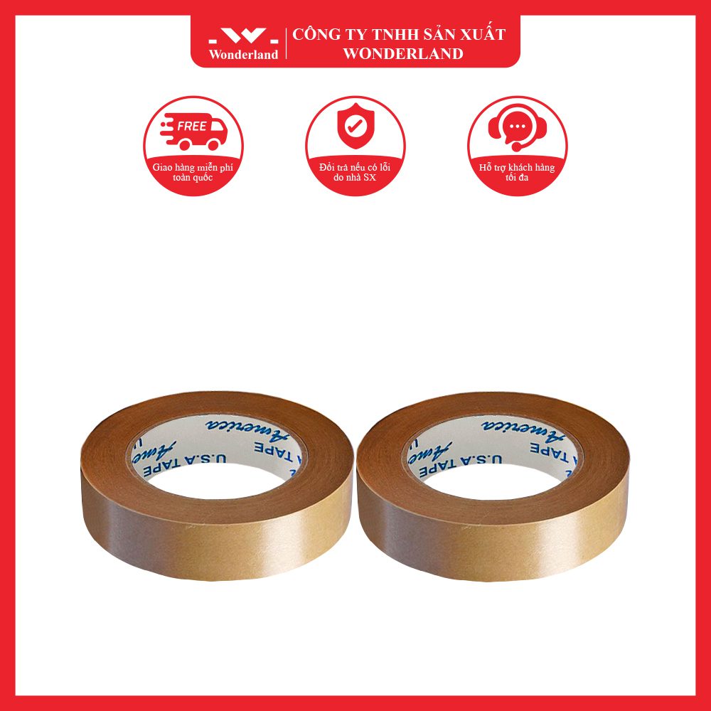 BĂNG KEO GIẤY NÂU KHÔNG VIẾT 24MM 50Y