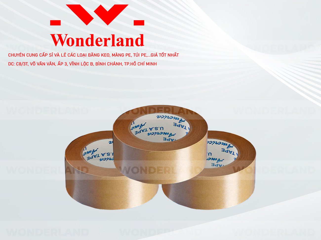 BĂNG KEO GIẤY NÂU KHÔNG VIẾT 48MM 50Y GIÁ SỈ TỐT NHẤT TẠI WONDERLAND