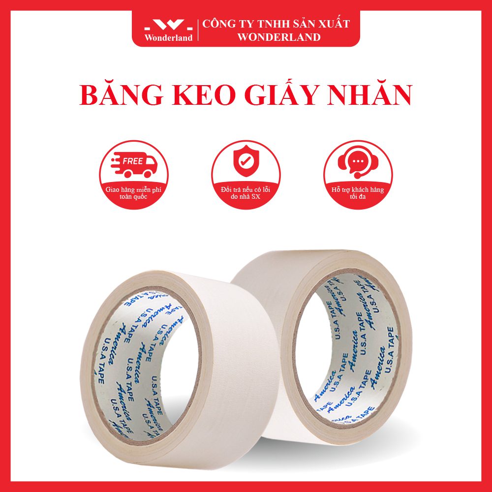 BĂNG KEO GIẤY NHĂN
