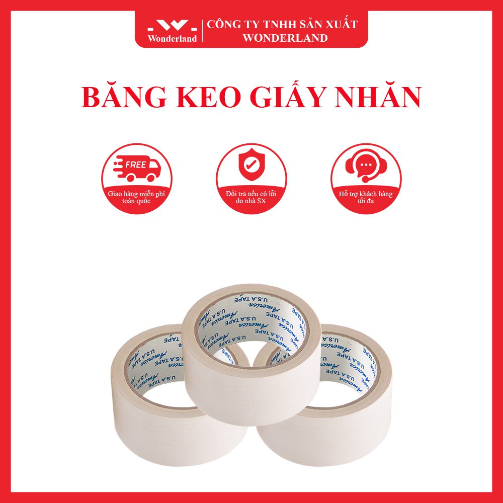 BĂNG KEO GIẤY NHĂN CHẤT LƯỢNG TẠI WONDERLAND