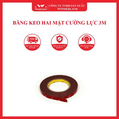 BĂNG KEO HAI MẶT CƯỜNG LỰC 3M WONDERLAND