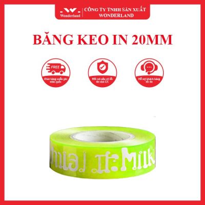 BĂNG KEO IN 20MM WONDERLAND