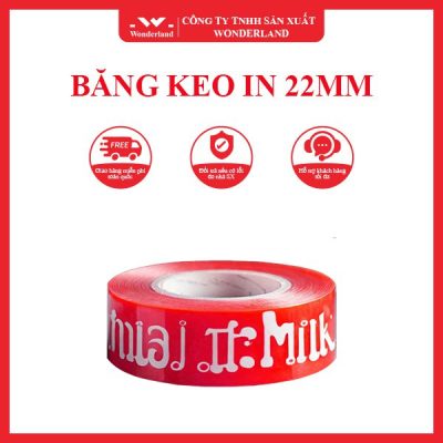 BĂNG KEO IN CHỮ 22MM WONDERLAND