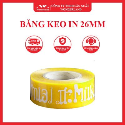 BĂNG KEO IN CHỮ 26MM WONDERLAND
