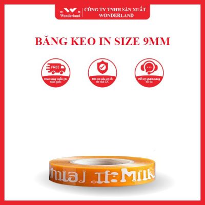 BĂNG KEO IN 9MM WONDERLAND