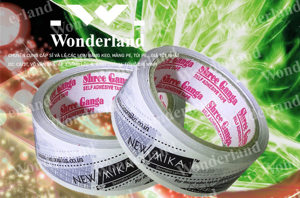 BĂNG KEO IN CHỮ 38MM WONDERLAND CHẤT LƯỢNG