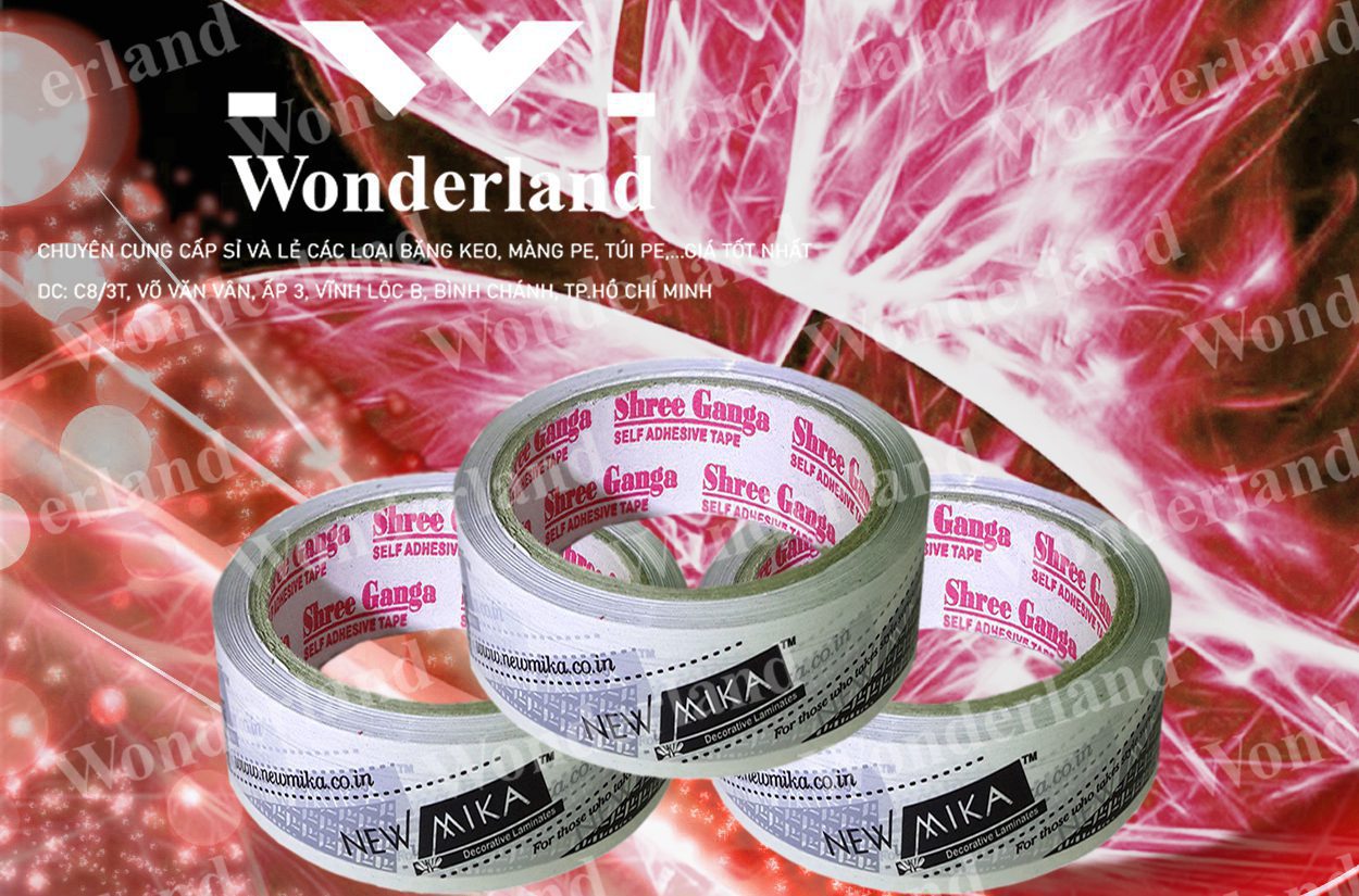 BĂNG KEO IN CHỮ 38MM WONDERLAND GIÁ SỈ