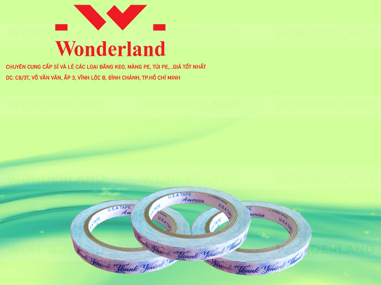 BĂNG KEO IN CHỮ SIZE 10MM WONDERLAND GIÁ TỐT