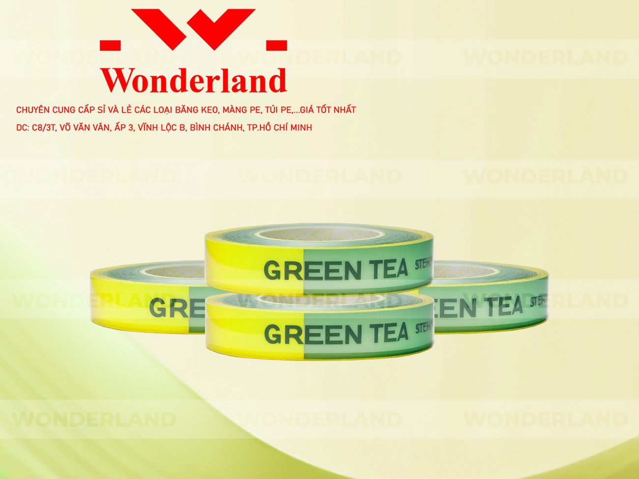 BĂNG KEO IN CHỮ SIZE 11MM WONDERLAND GIÁ RẺ NHẤT