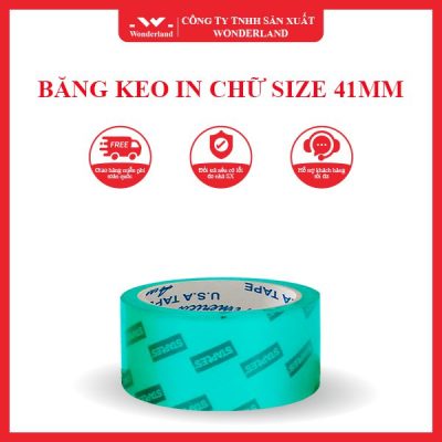 BĂNG KEO IN CHỮ SIZE 41MM WONDERLAND