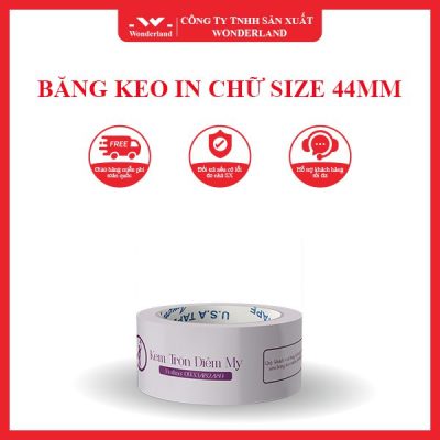 BĂNG KEO IN CHỮ SIZE 44MM WONDERLAND