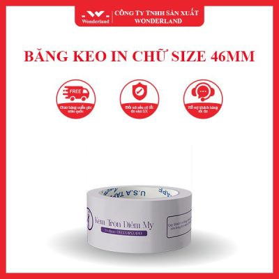BĂNG KEO IN CHỮ SIZE 46MM WONDERLAND