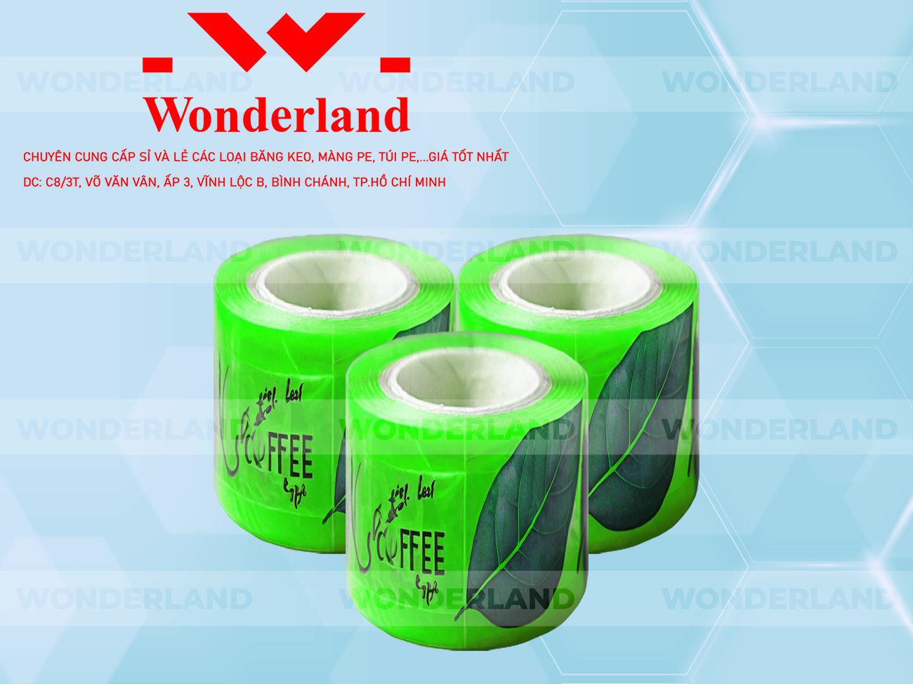BĂNG KEO IN CHỮ SIZE 84MM WONDERLAND GIÁ RẺ NHẤT