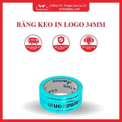 BĂNG KEO IN LOGO SIZE 34MM WONDERLAND
