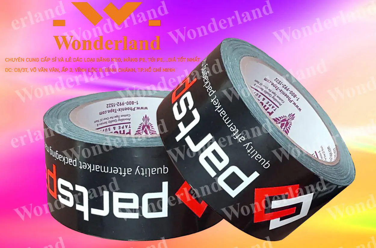 BĂNG KEO IN LOGO 54MM WONDERLAND CHẤT LƯỢNG