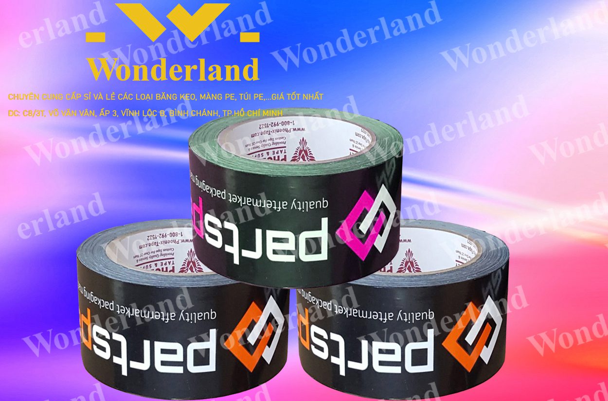 BĂNG KEO IN LOGO SIZE 54MM WONDERLAND GIÁ SỈ TỐT NHẤT
