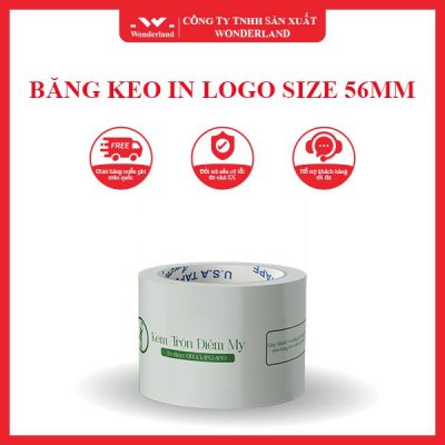 BĂNG KEO IN LOGO SIZE 56MM WONDERLAND