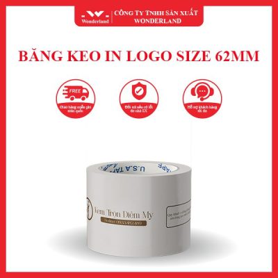 BĂNG KEO IN LOGO SIZE 62MM WONDERLAND
