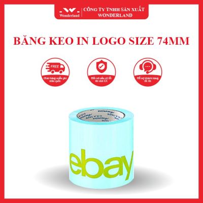 BĂNG KEO IN LOGO SIZE 74MM WONDERLAND