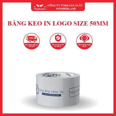 BĂNG KEO IN LOGO SIZE 50MM WONDERLAND