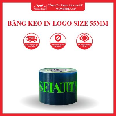 BĂNG KEO IN LOGO SIZE 55MM WONDERLAND