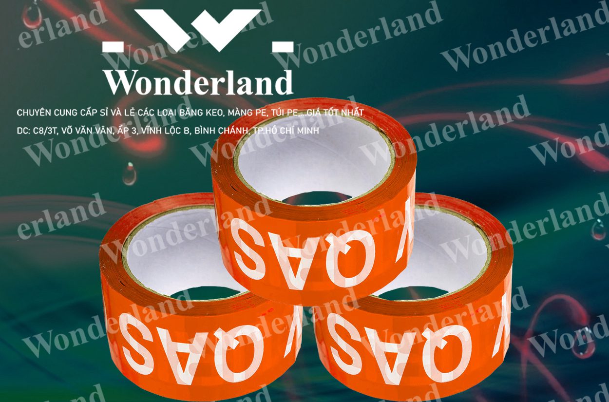 BĂNG KEO IN LOGO SIZE 56MM WONDERLAND GIÁ RẺ NHẤT