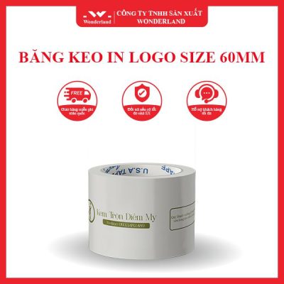 BĂNG KEO IN LOGO SIZE 60MM WONDERLAND