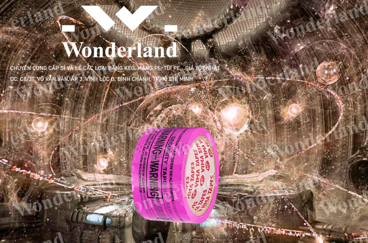 BĂNG KEO IN LOGO SIZE 60MM WONDERLAND CHẤT LƯỢNG HÀNG ĐẦU