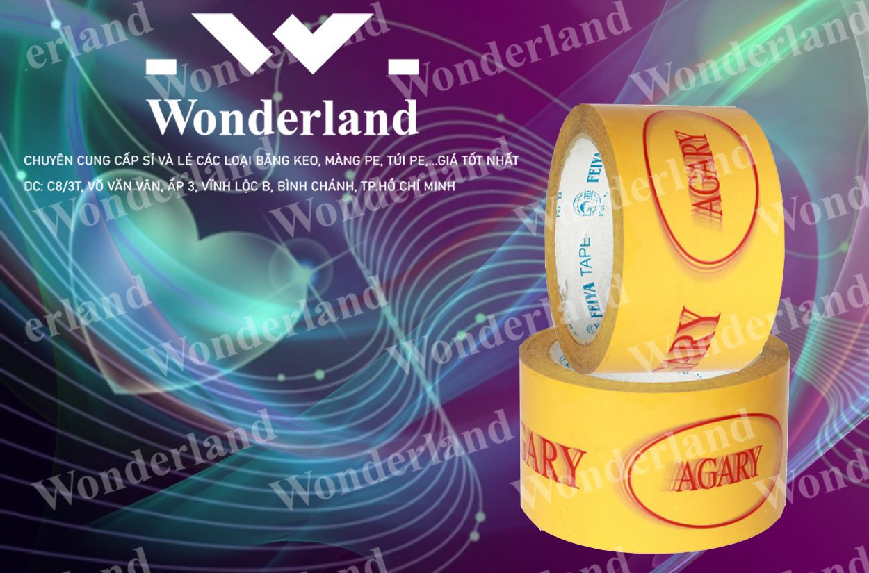 BĂNG KEO IN LOGO SIZE 60MM CHẤT LƯỢNG CAO WONDERLAND