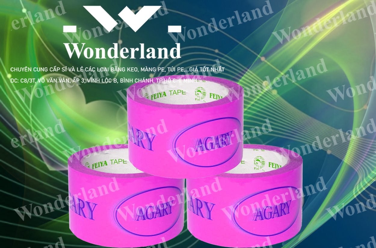 BĂNG KEO IN LOGO SIZE 60MM CHẤT LƯỢNG CAO WONDERLAND GIÁ SỈ TỐT NHẤT