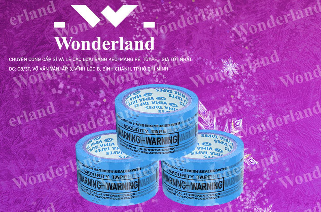 BĂNG KEO IN LOGO 64MM WONDERLAND GIÁ TỐT NHẤT