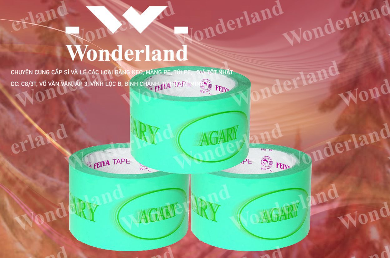 BĂNG KEO IN LOGO SIZE 66MM WONDERLAND GIÁ RẺ NHẤT