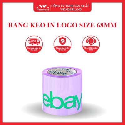 BĂNG KEO IN LOGO SIZE 68MM WONDERLAND