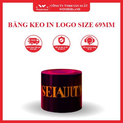 BĂNG KEO IN LOGO SIZE 69MM WONDERLAND