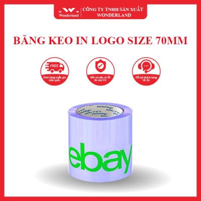 BĂNG KEO IN LOGO SIZE 70MM WONDERLAND