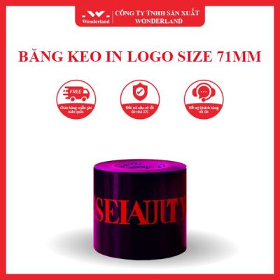 BĂNG KEO IN LOGO SIZE 71MM WONDERLAND