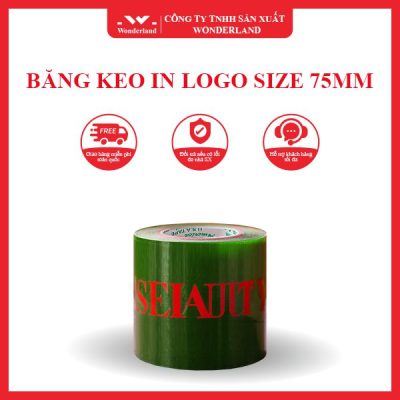 BĂNG KEO IN LOGO SIZE 75MM WONDERLAND