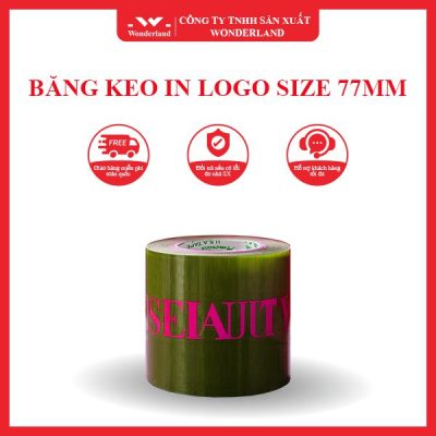 BĂNG KEO IN LOGO SIZE 77MM WONDERLAND