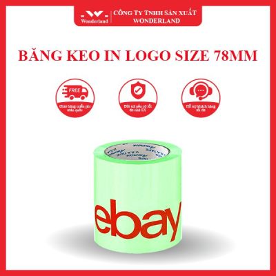BĂNG KEO IN LOGO SIZE 78MM WONDERLAND