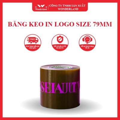 BĂNG KEO IN LOGO SIZE 79MM WONDERLAND